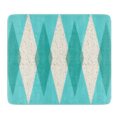 Moderne Glasschneideplatte aus dem Mittelalter der Schneidebrett (Vorderseite)