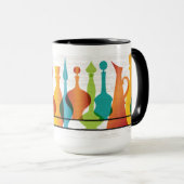 Moderne Glasvasen aus dem Mittelalter Tasse (VorderseiteRechts)