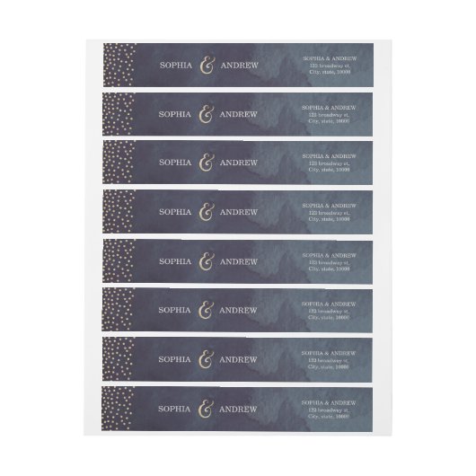 Moderne Glattlebeernacht Imitate Gold Glitzer Mono (Bogen)