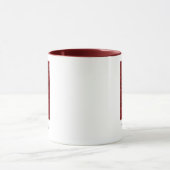 Moderne Glitter-Monogramm-H-Tasse mit Namen Tasse (Zentrum)