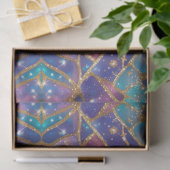 Moderne Glitter Opal Pastellfarben Seidenpapier (Geschenk)