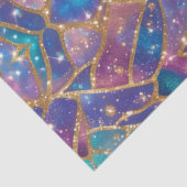 Moderne Glitter Opal Pastellfarben Seidenpapier (Detail)