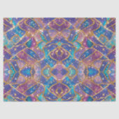 Moderne Glitter Opal Pastellfarben Seidenpapier (Vorderseite)