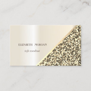 Moderne Glitter Pailletten Geometrisch,Abstrakt Visitenkarte