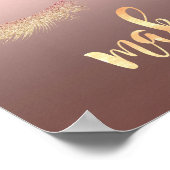 Moderne Glitterie Lashes , Makeup artist Poster (Ecke)