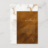 Moderne Glitzer aus Marmor Details Gold ID816 Begleitkarte (Vorderseite)