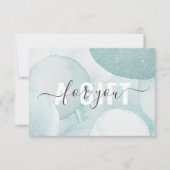 Moderne Glitzer Geschenkgutscheine Flachkarte (Vorderseite)