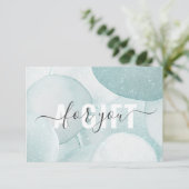 Moderne Glitzer Geschenkgutscheine Flachkarte (Stehend Vorderseite)