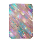Moderne Glitzer Opal Holographic Collection Badematte (Vorderseite Vertikal)