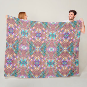 Moderne Glitzer Opal Holographic Collection Fleecedecke