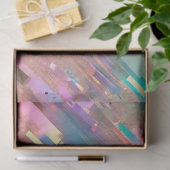 Moderne Glitzer Opal Holographic Collection Seidenpapier (Geschenk)