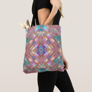 Moderne Glitzer Opal Holographic Collection Tasche