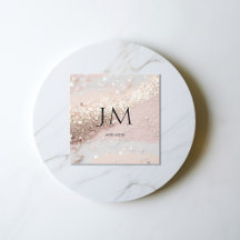 Moderne Glitzer Salon Business Card