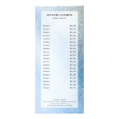 Moderne, Glitzer, Salon, preiswert Werbekarte (Vorne)