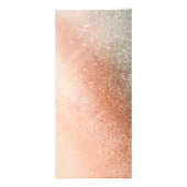 Moderne, Glitzer, Salon, preiswerte Rackkarte Werbekarte (Hinten)