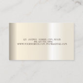 Moderne Glitzer Sequins Geometrisch, Abstrakt Visitenkarte (Rückseite)