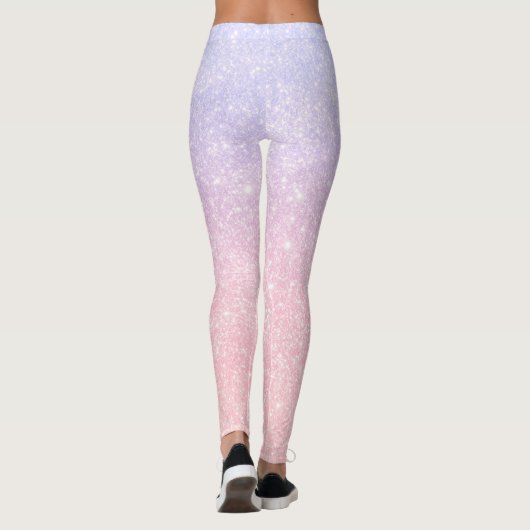 Moderne Glitzern Girly Leggings (Rückseite)