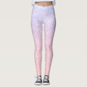 Moderne Glitzern Girly Leggings (Vorderseite)