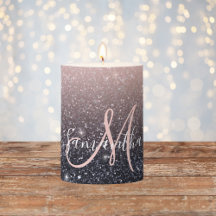 Moderne Glitzern in Schwarz und Rosa Glitzer