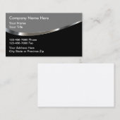 Moderne Glossy Accountant-Visitenkarten Visitenkarte (Vorne/Hinten)