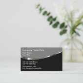 Moderne Glossy Accountant-Visitenkarten Visitenkarte (Stehend Vorderseite)