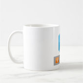 Moderne Glossy Information Symbols Kaffeetasse (Links)