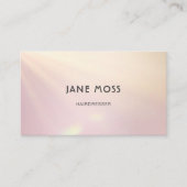 Moderne Glow Salon Business Card Visitenkarte (Vorderseite)
