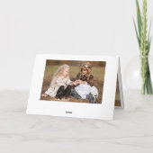 Moderne glückliche Ferien 3 FOTO Weihnachten (Rückseite)