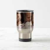 Moderne glückliche Foto-Reise-Tasse der Mutter Reisebecher (Mittel)