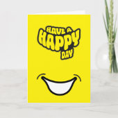 Moderne glückliche (Geburtsstunde) geklappte Grußk Karte (Vorderseite)