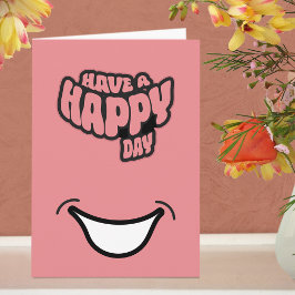 Moderne glückliche (Geburtsstunde) geklappte Grußk Karte