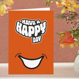 Moderne glückliche (Geburtsstunde) geklappte Grußk Karte