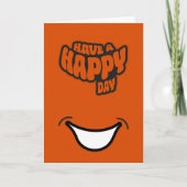 Moderne glückliche (Geburtsstunde) geklappte Grußk Karte (Vorderseite)