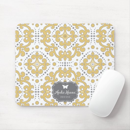 Moderne Glücksmedaillon-Mausunterlage Mousepad (Mit Mouse)