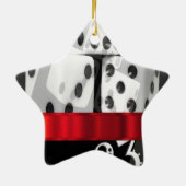 Moderne Glücksspiele Keramik Ornament (Hinten)