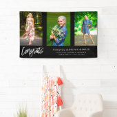 Moderne Glückwunsch 3 Foto Graduate Banner - Schwa (Insitu)