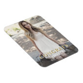 Moderne Glückwunsch Full Foto Abschluss Magnet (Rechte Seite)