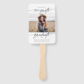 Moderne Glückwunsch Grad Abschluss Script Foto Fächer (Vorderseite)