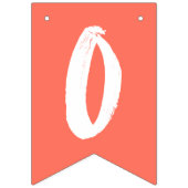 Moderne Glückwunsch Grad Coral Abschluss Wimpelkette (Dritte Fahne)