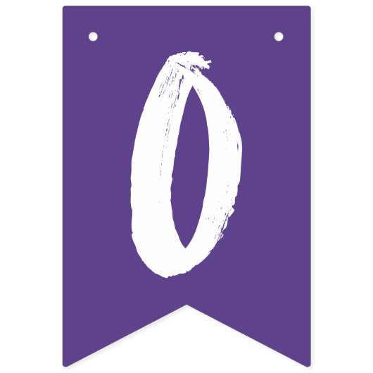 Moderne Glückwunsch Grad Lila Abschluss Wimpelkette (Dritte Fahne)