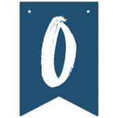 Moderne Glückwunsch Grad Navy Abschluss Wimpelkette (Dritte Fahne)