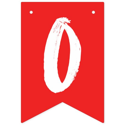 Moderne Glückwunsch Grad Roter Abschluss Wimpelkette (Dritte Fahne)