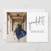 Moderne Glückwunsch Grad Sie getan! Abschluss Ankündigung (Rückseite)