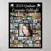 Moderne Glückwunsch Graduate 59 FotoCollage Custom Poster (Vorne)