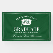 Moderne Glückwünsche Graduate Banner (Horizontal)