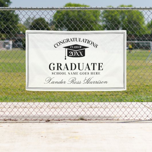 Moderne Glückwünsche Graduate Banner (Insitu)