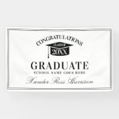 Moderne Glückwünsche Graduate Banner (Horizontal)