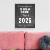 Moderne Glückwünsche Graduate Poster Leinwanddruck (Insitu (Wohnzimmer))