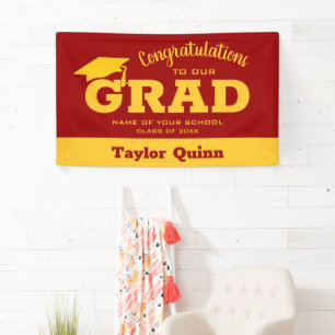 Moderne Glückwünsche zu Kardinal und Gold Banner