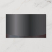 Moderne Gold Anchor klassisch dunkelmetallisch Visitenkarte (Rückseite)